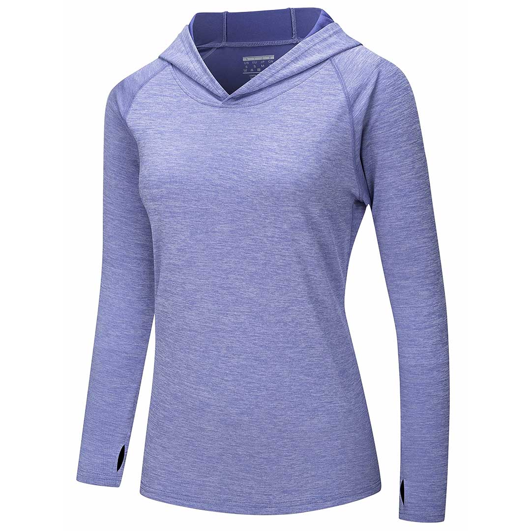 Women's Quick Dry UPF 50+ Hoodie Long Sleeve Shirts