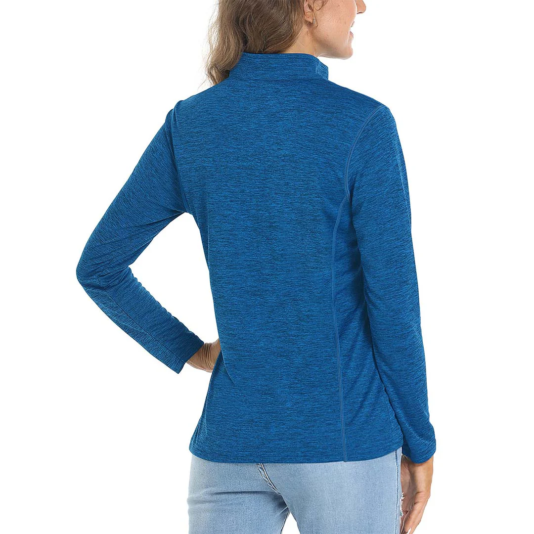 Women's UPF 50+ 1/4 Zip Quick Dry Hiking Shirts