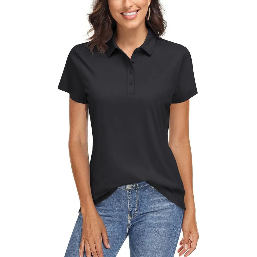 Women's UPF 50+ Sun Protection Golf Quick-Dry Polo Shirts