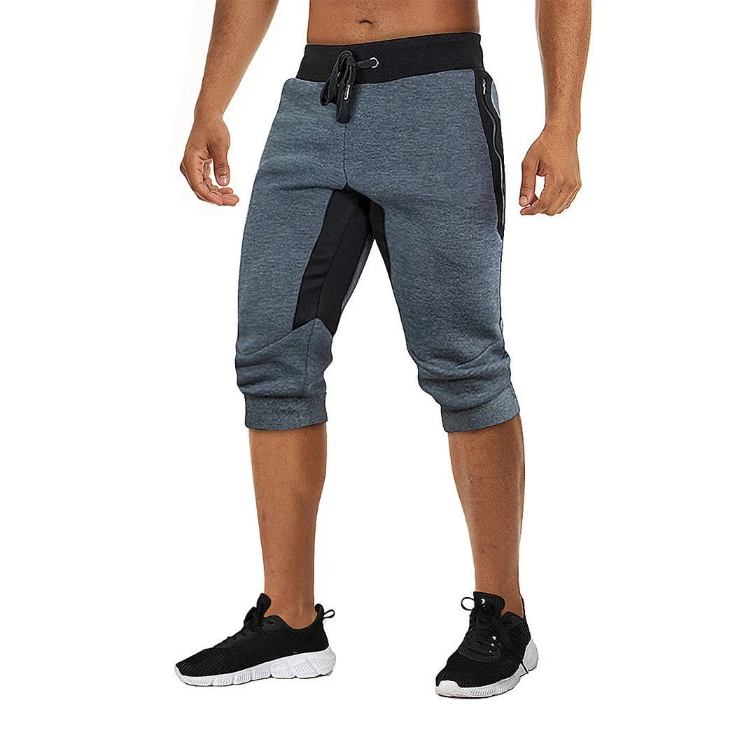Men's 3/4 Joggers Slim Fit Capri Pants