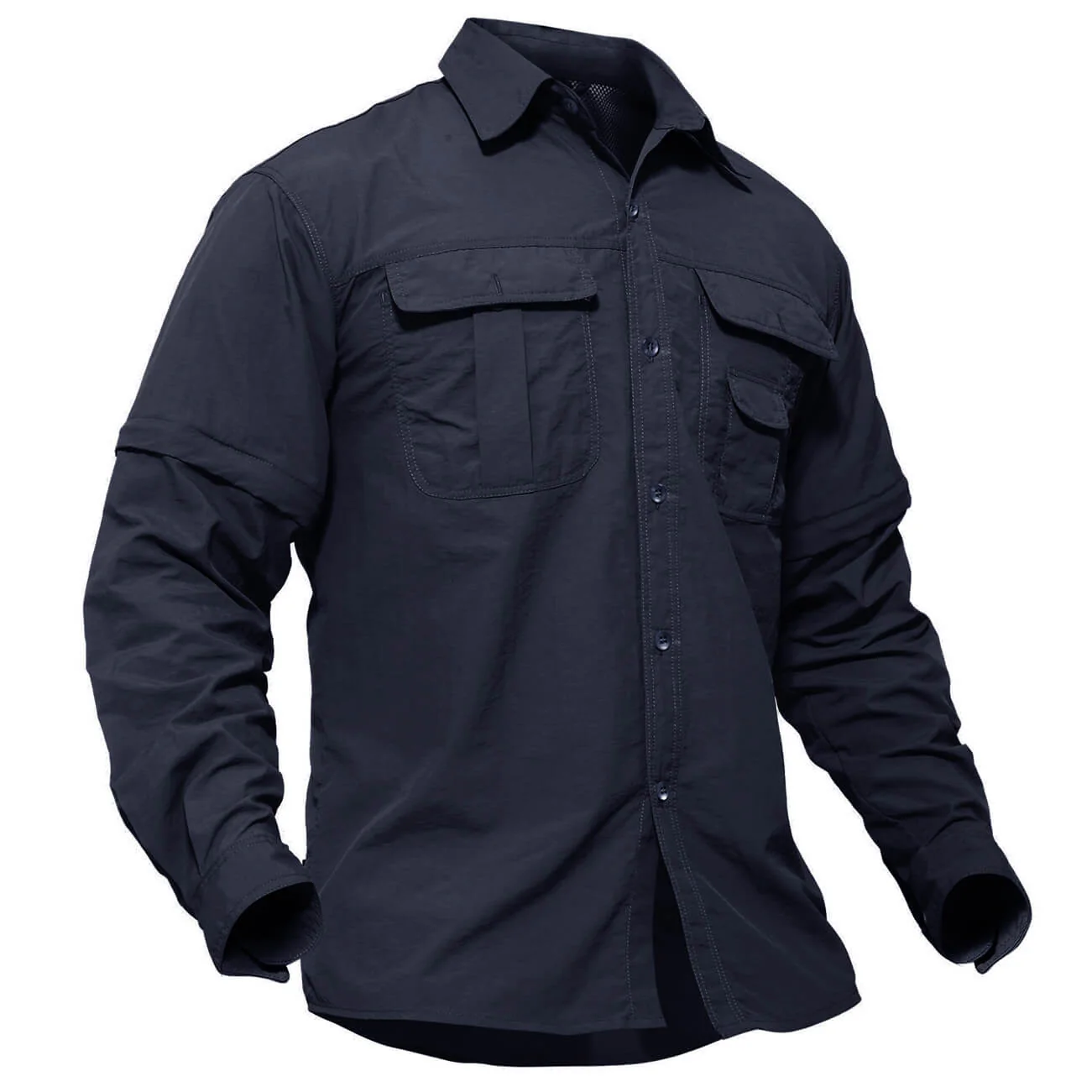 Men's Breathable Quick-Dry Convertible Outdoor Shirt