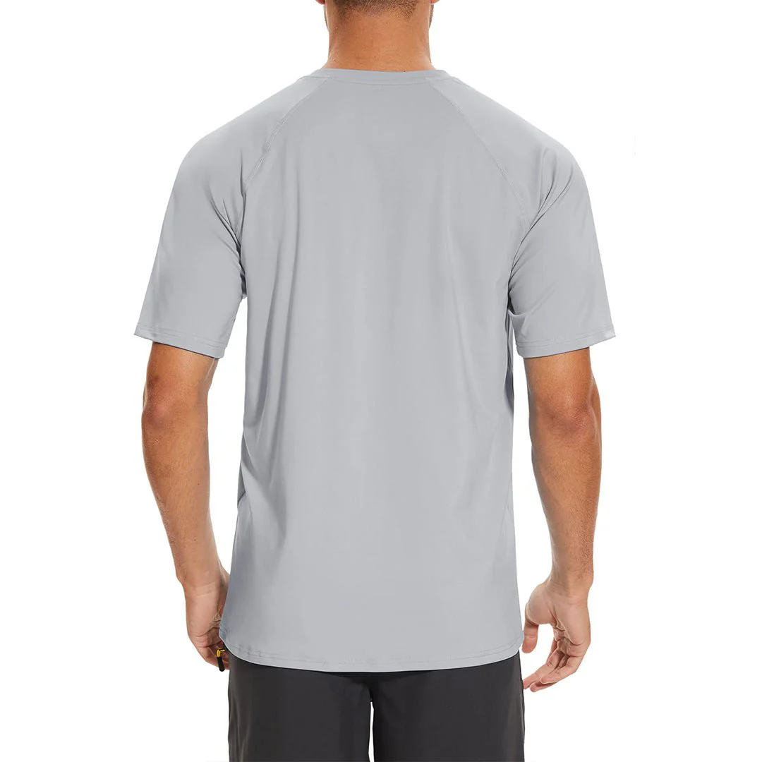 Men's UPF 80+ Breathable Quick-Dry Outdoor Swim T-Shirt