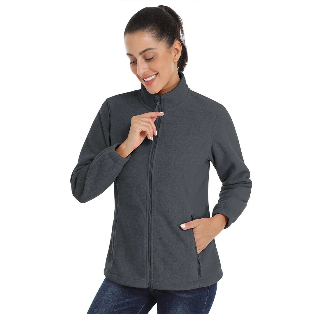 Women's Fleece Full Zip Lightweight Jacket