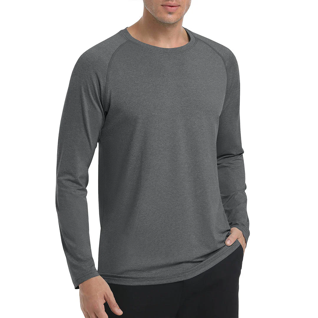 Men's UPF 50+ Fishing Swim Long Sleeve Shirts