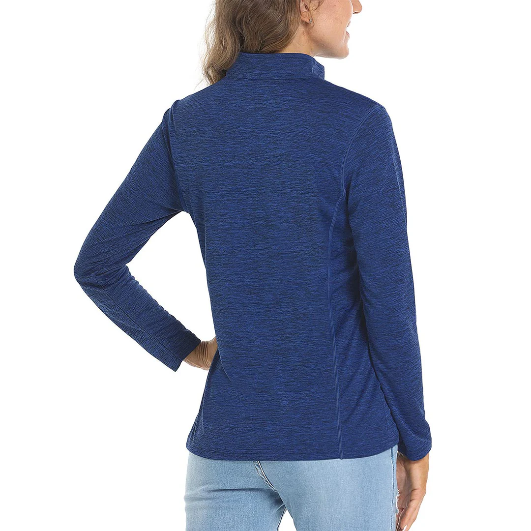 Women's UPF 50+ 1/4 Zip Quick Dry Hiking Shirts