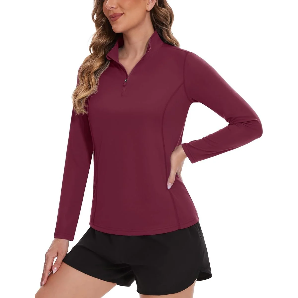 Women's Sun Protection Hiking Golf Shirts Long Sleeve