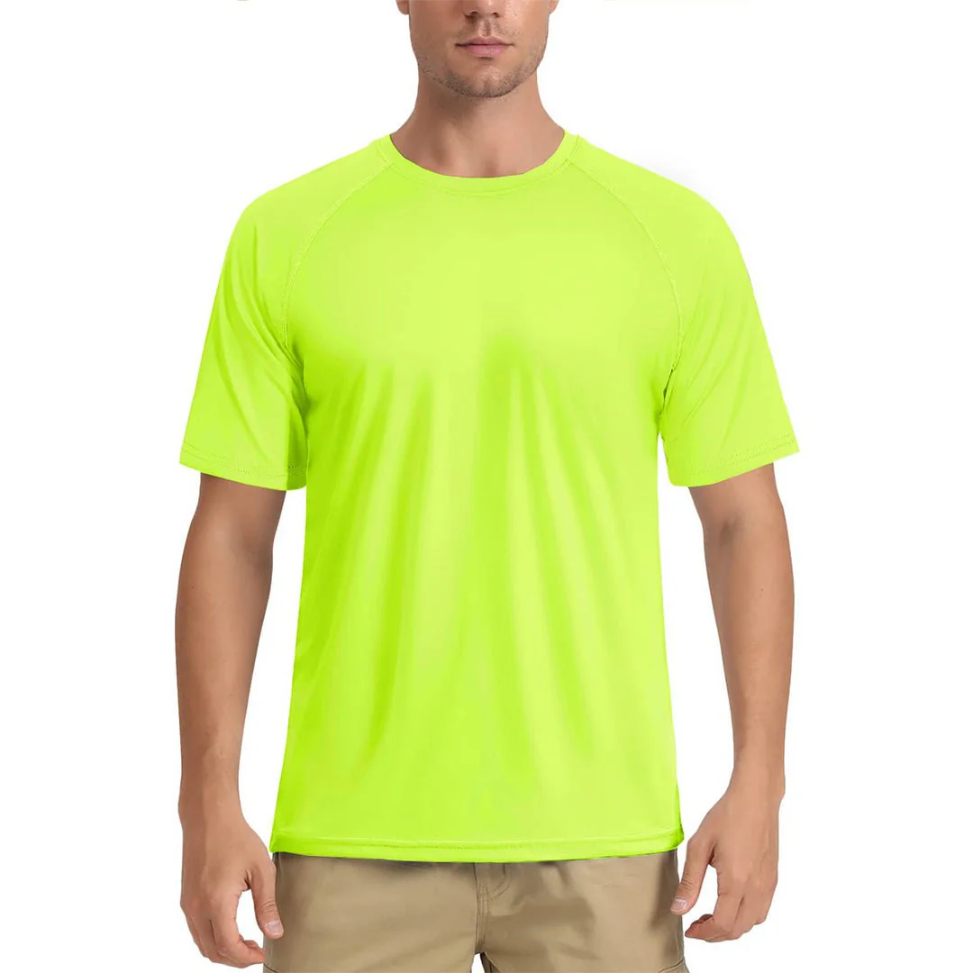 Men's UPF 80+ Breathable Quick-Dry Outdoor Swim T-Shirt