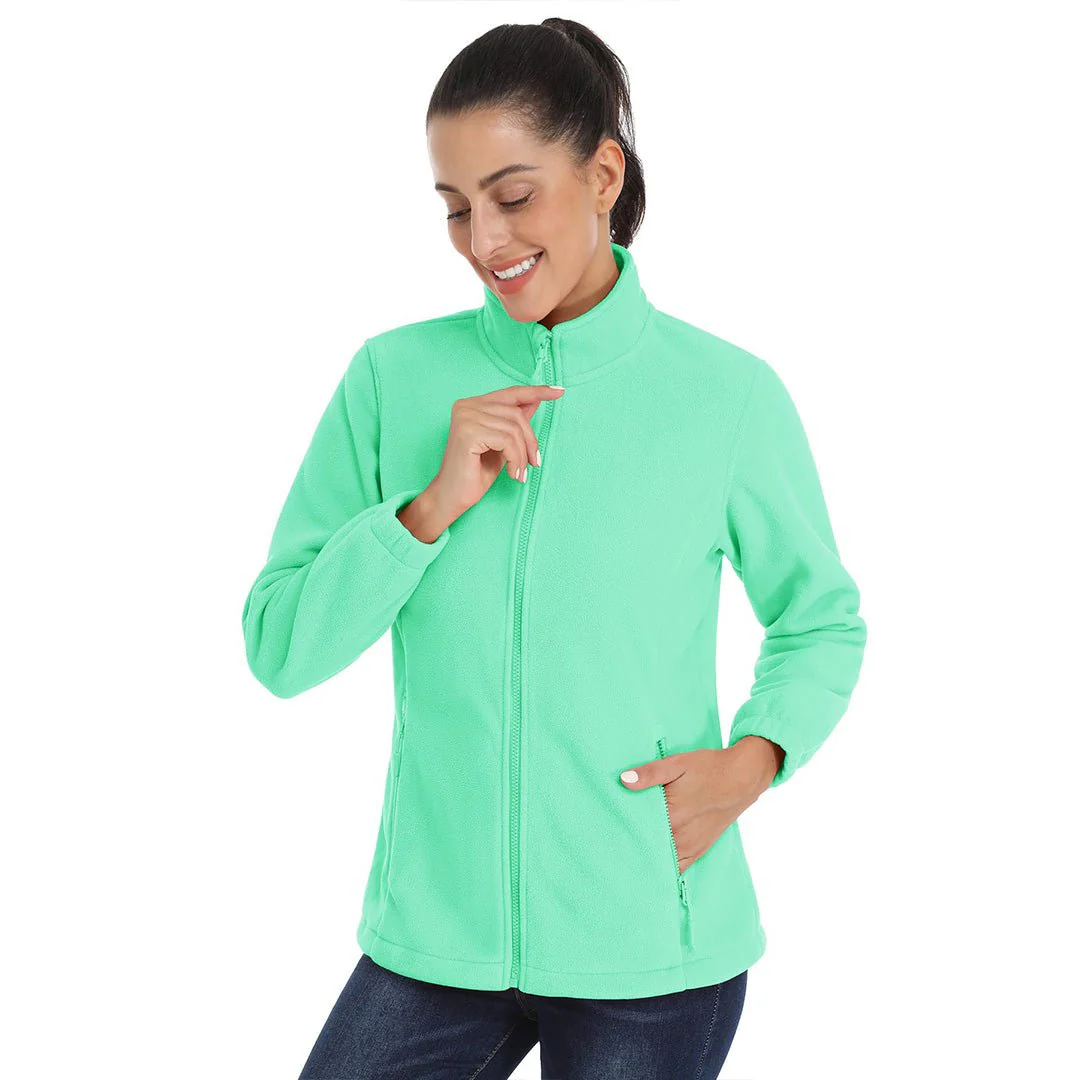 Women's Fleece Full Zip Lightweight Jacket