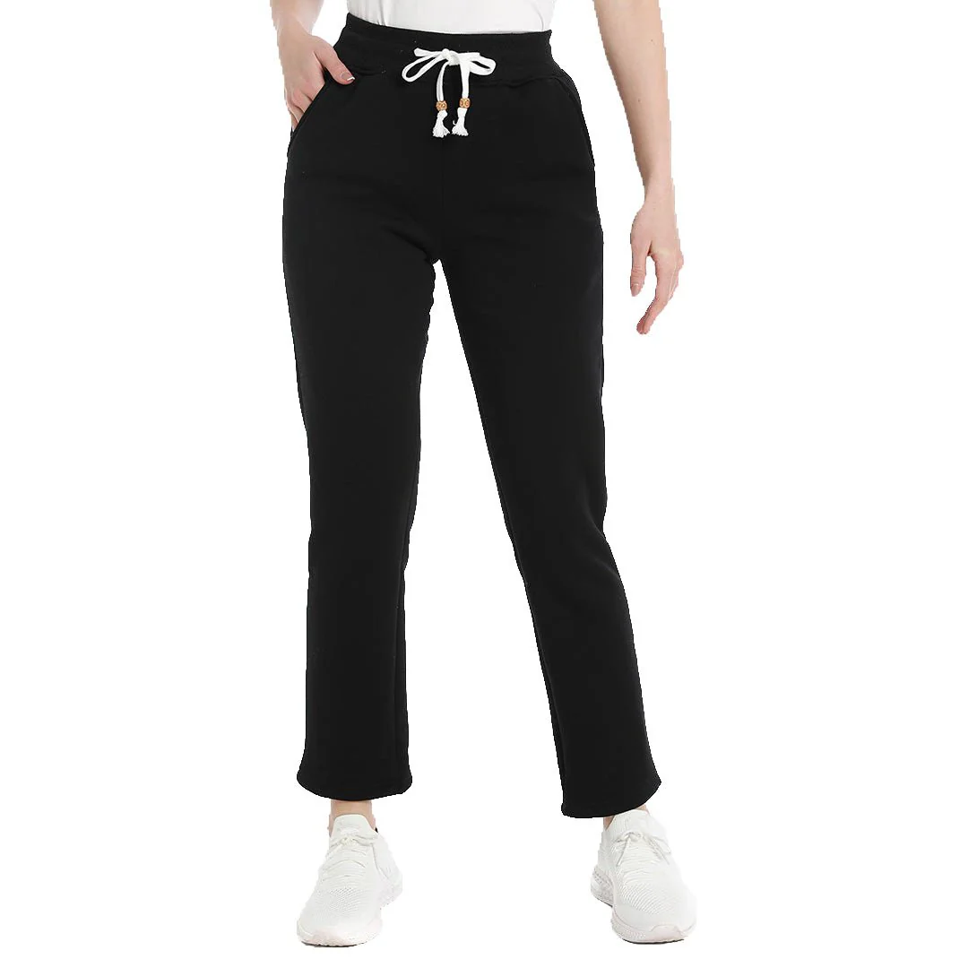 Women's Fleeced Lined Joggers Warm Sweatpants