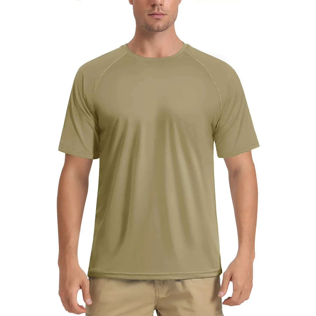 Men's UPF 80+ Breathable Quick-Dry Outdoor Swim T-Shirt