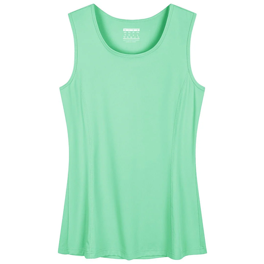 Women's Quick Dry Sun Protection UPF 80+ Running Yoga Tank Tops