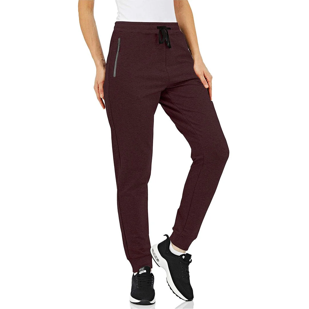 Women's Cotton Jogger Sports Stretch Training Sweatpants
