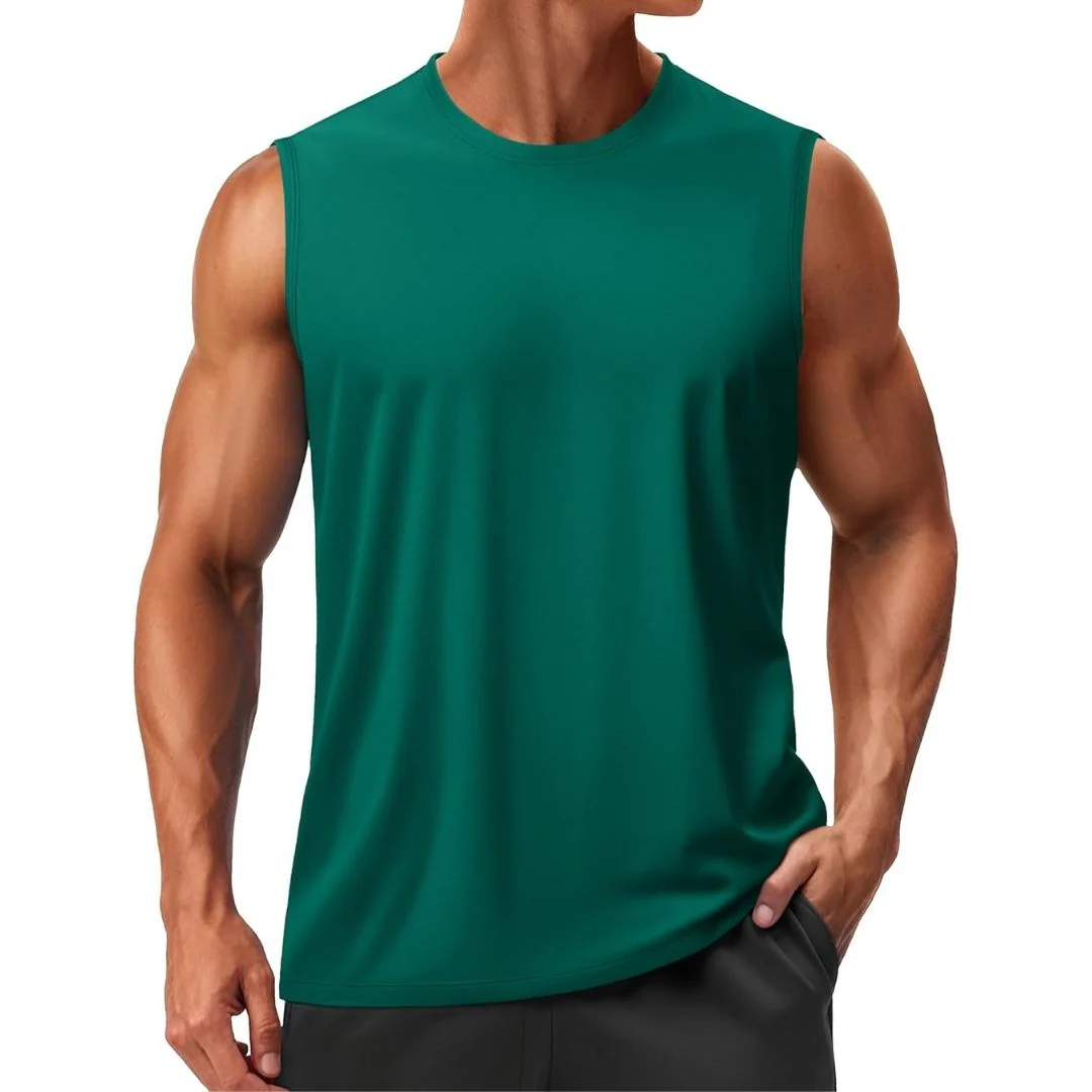 Men's UPF 50+ Sleeveless Quick Dry Gym Tank Tops