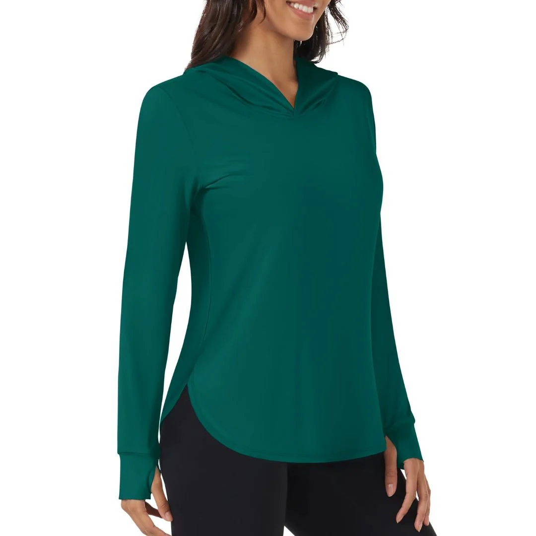 Women's UPF 80+ Sun Protection Nuit Nuit Hoodie Hiking UV Shirt