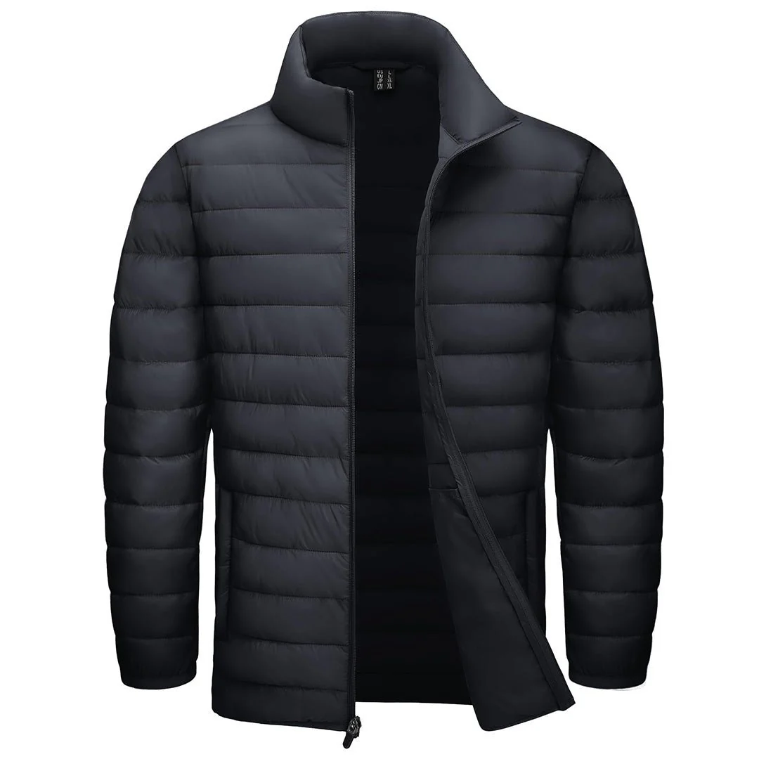 Men's Winter Puffer Jacket Warm Lightweight Water Repellent Windproof
