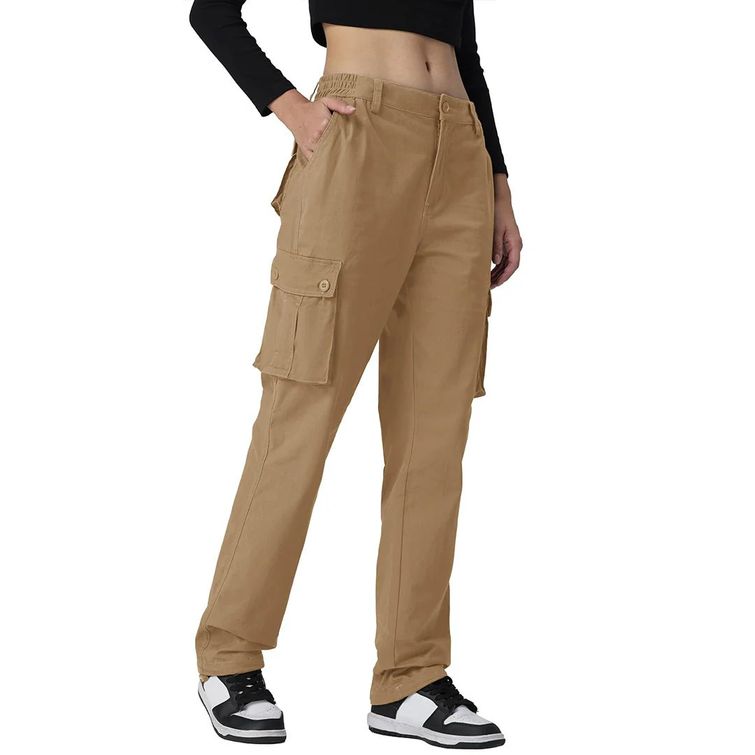 Women's 6 Multiple Pockets Cargo Pants