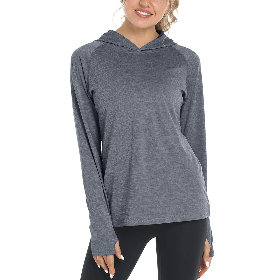 Women's Quick Dry UPF 50+ Hoodie Long Sleeve Shirts