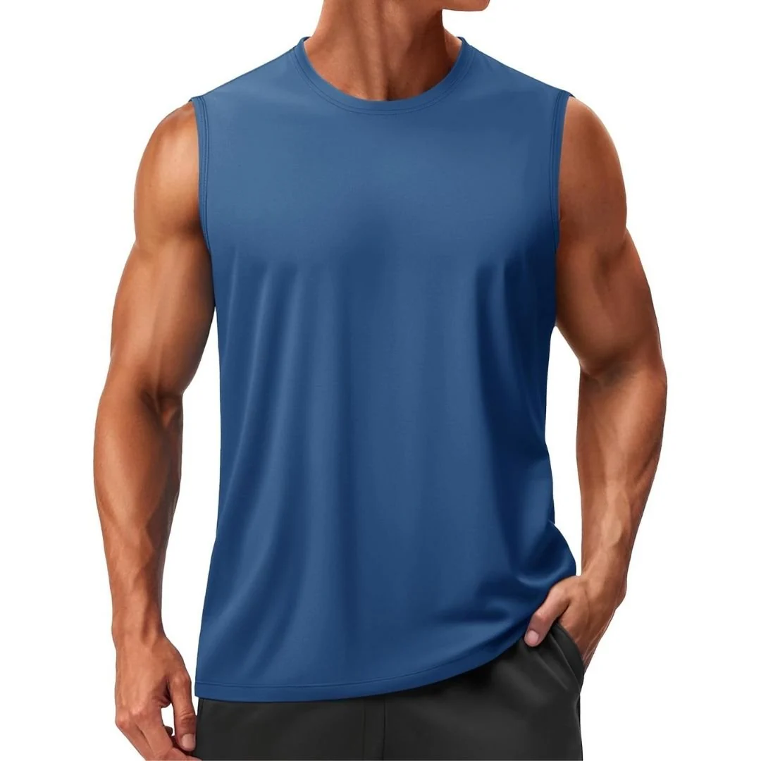 Men's UPF 50+ Sleeveless Quick Dry Gym Tank Tops