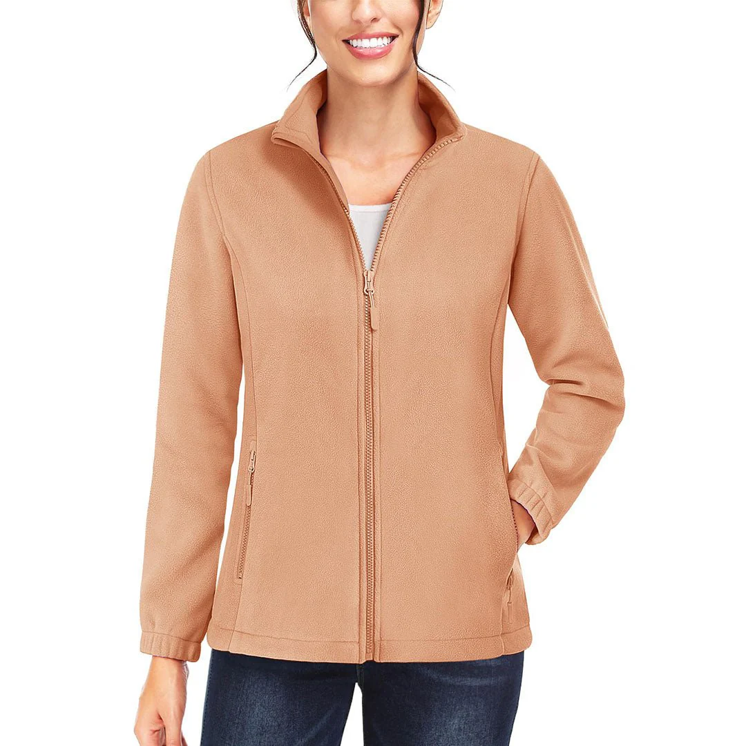 Women's Fleece Full Zip Lightweight Jacket
