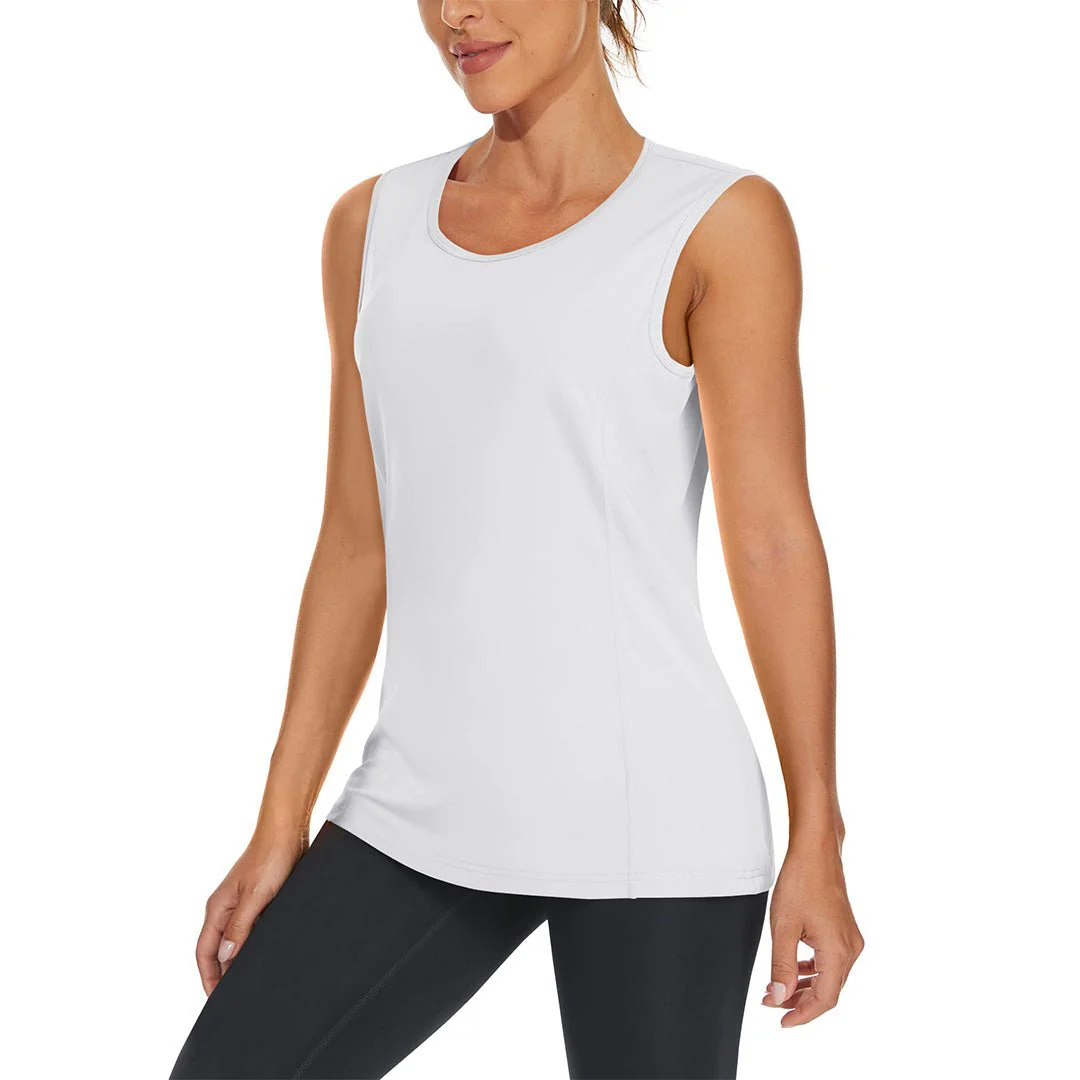 Women's Quick Dry Sun Protection UPF 80+ Running Yoga Tank Tops