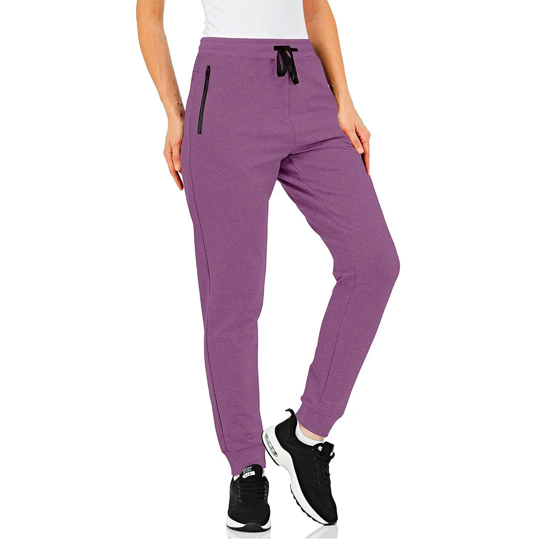 Women's Cotton Jogger Sports Stretch Training Sweatpants