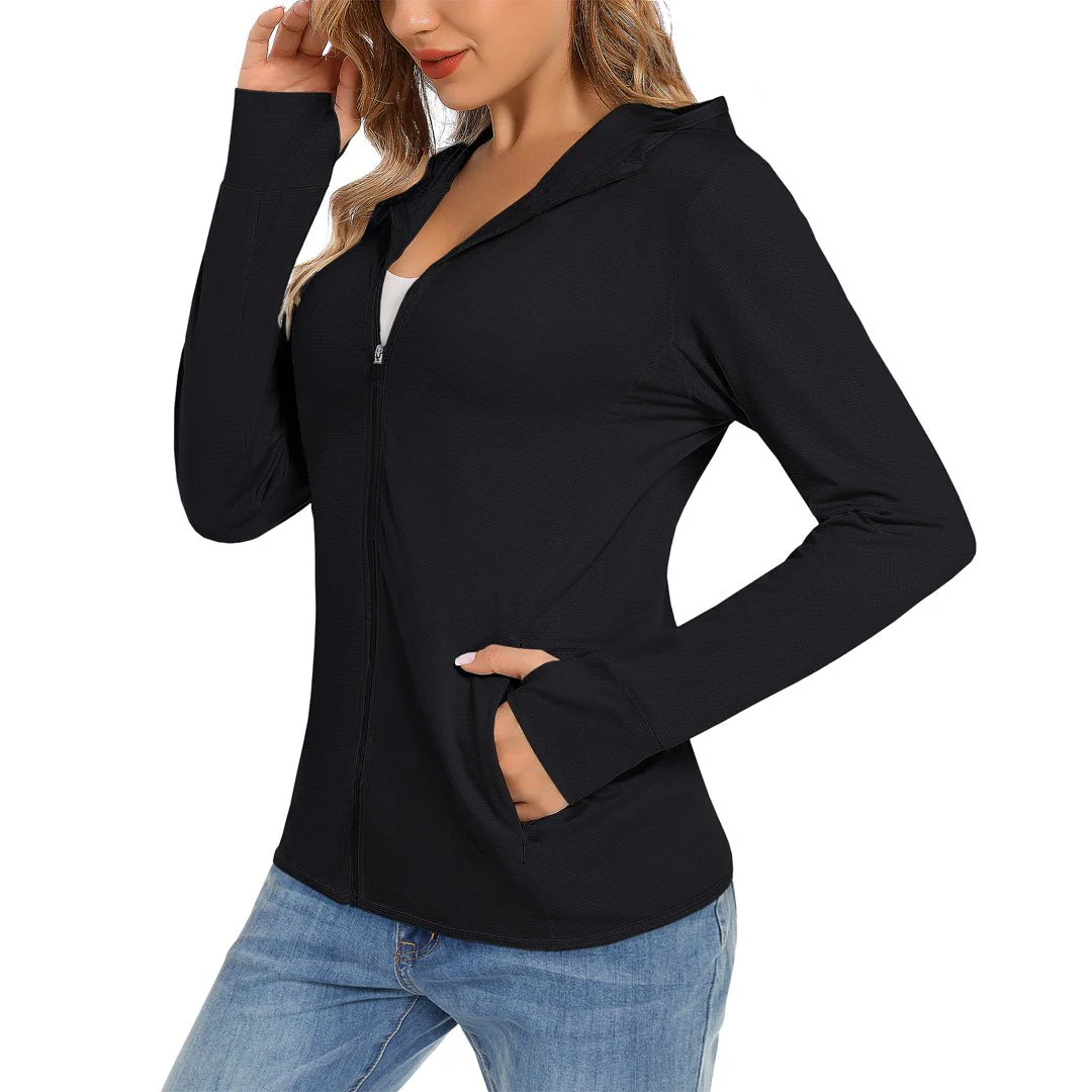 Women's Sun Protection Golf Shirts Quick Dry Long Sleeve