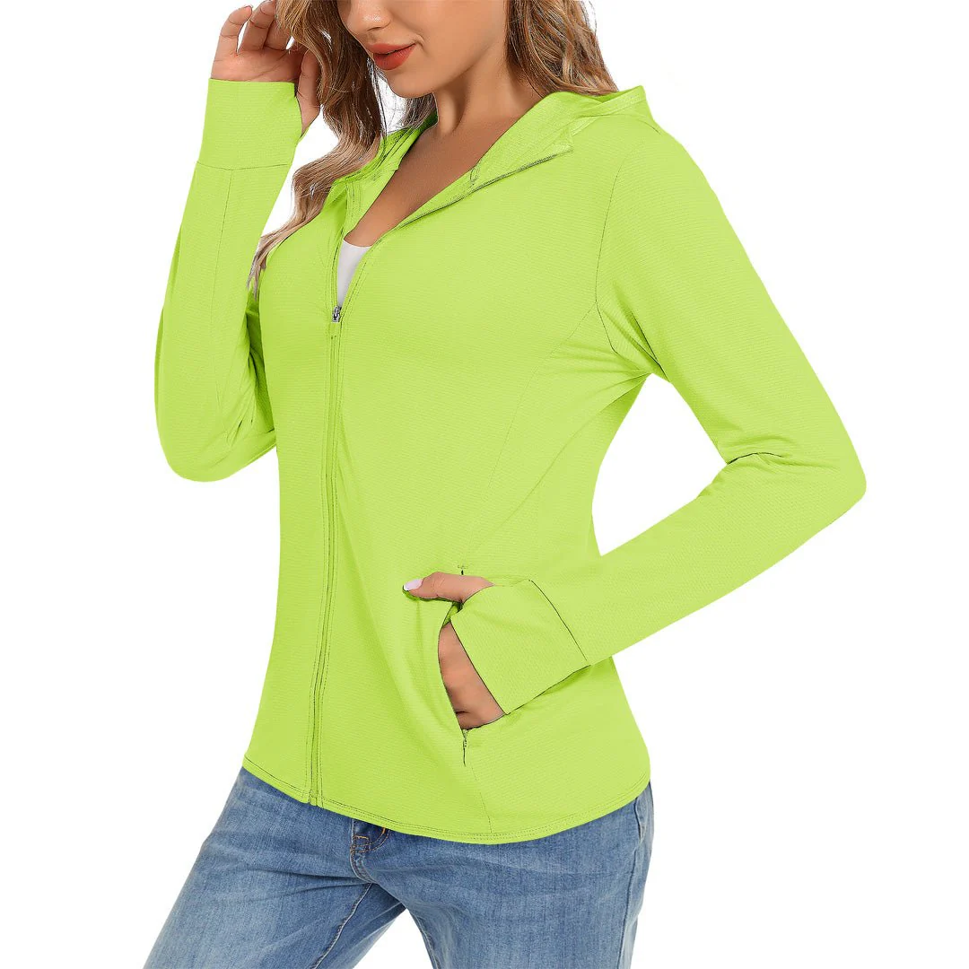 Women's Sun Protection Golf Shirts Quick Dry Long Sleeve