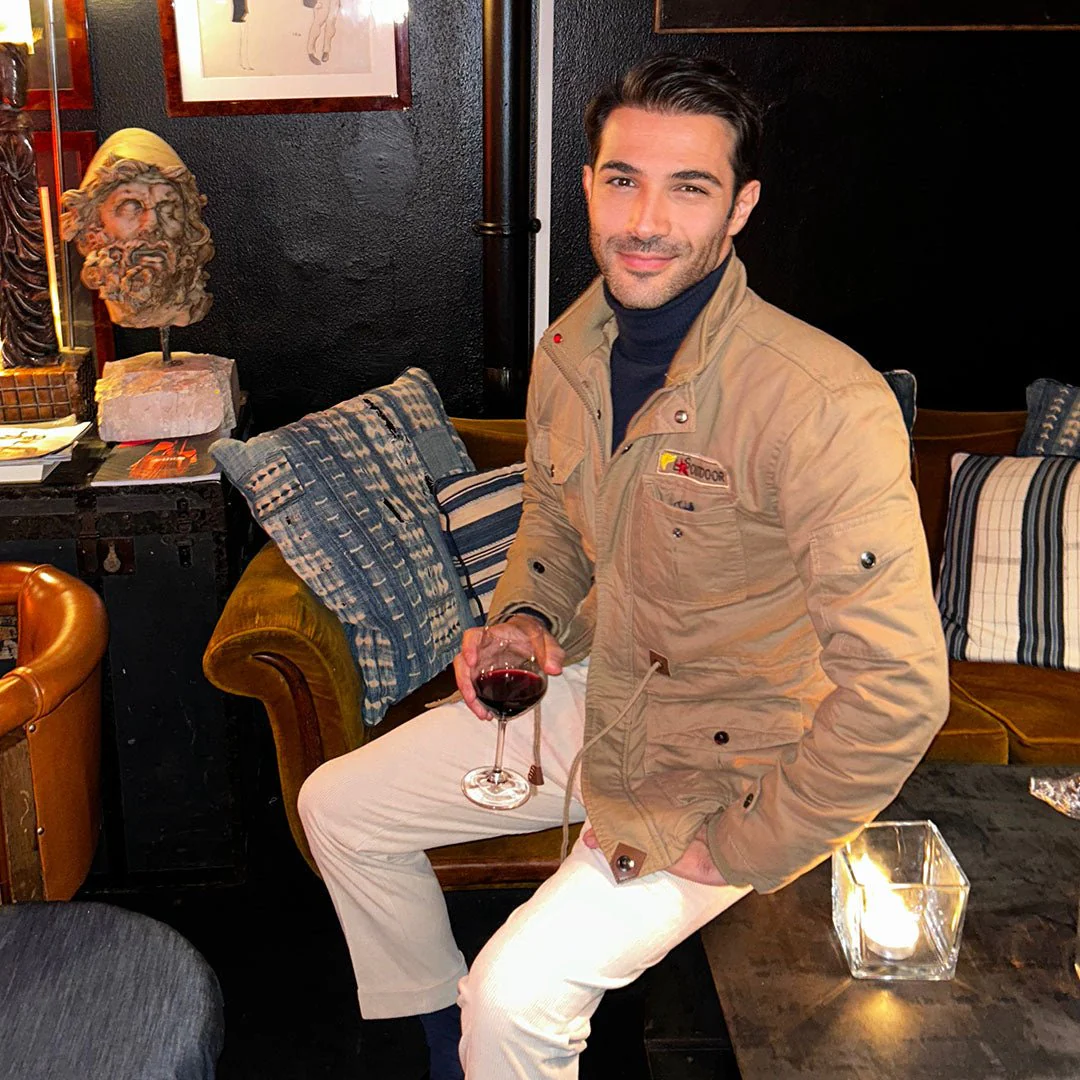 Men's Winter Cotton Fleece Lined Coats Warm Cargo Jackets with Hooded