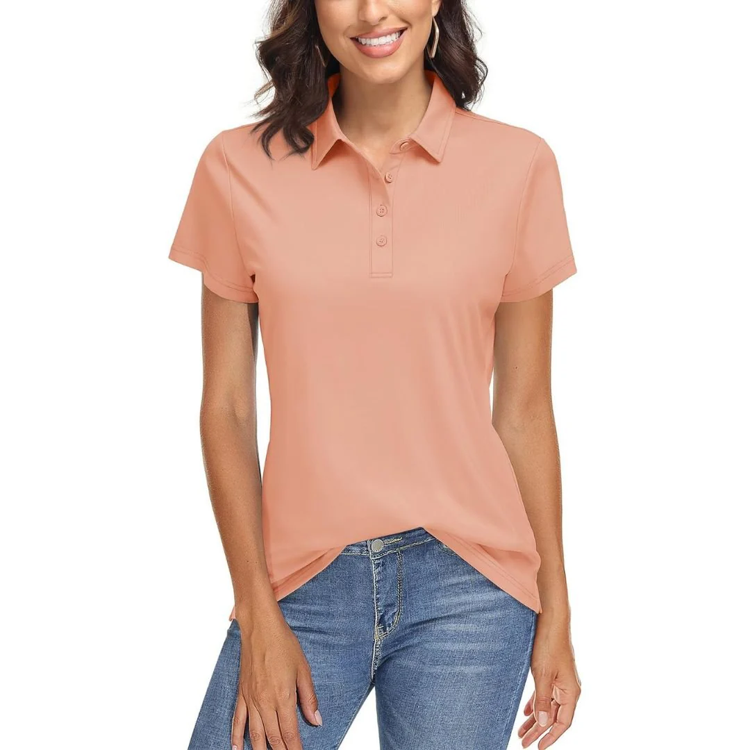 Women's UPF 50+ Sun Protection Golf Quick-Dry Polo Shirts