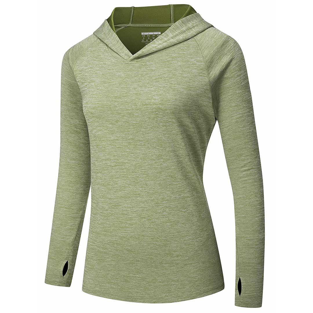 Women's Quick Dry UPF 50+ Hoodie Long Sleeve Shirts
