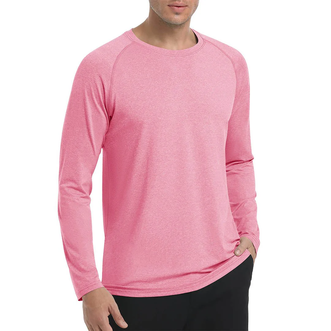 Men's UPF 50+ Fishing Swim Long Sleeve Shirts
