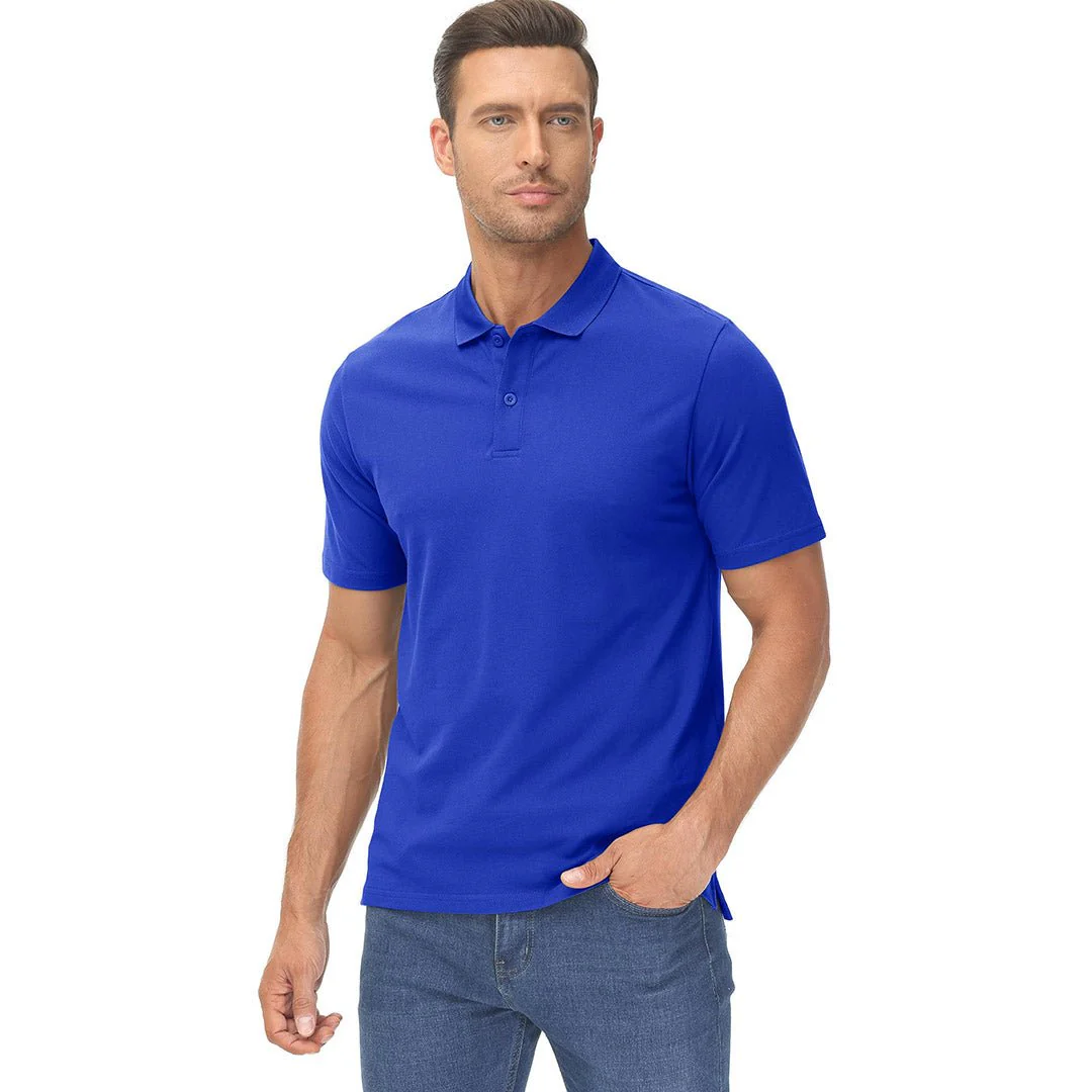 Men's Cooling Summer Casual Pique Polo T-shirts