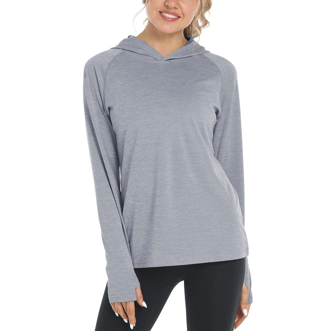Women's Quick Dry UPF 50+ Hoodie Long Sleeve Shirts
