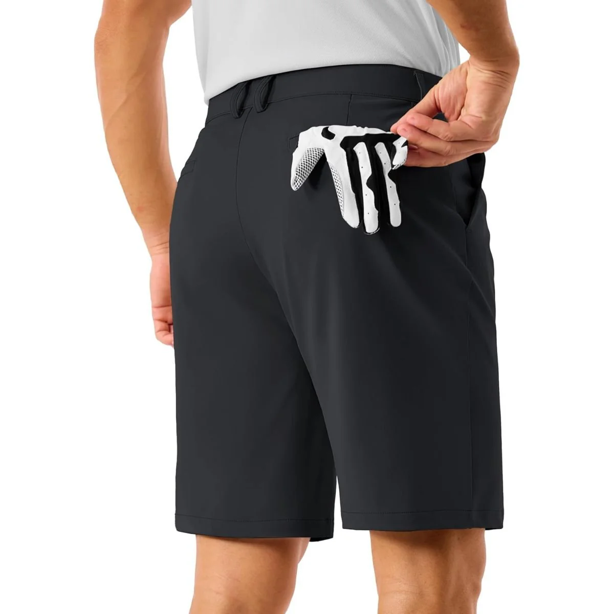 Men's Golf Quick Dry Casual Flat Front Shorts with 4 Pockets