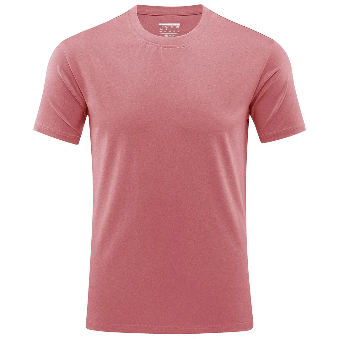 Men's Casual Crew Neck Cotton T-Shirt