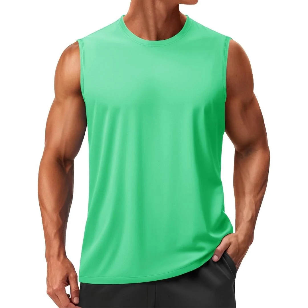 Men's UPF 50+ Sleeveless Quick Dry Gym Tank Tops