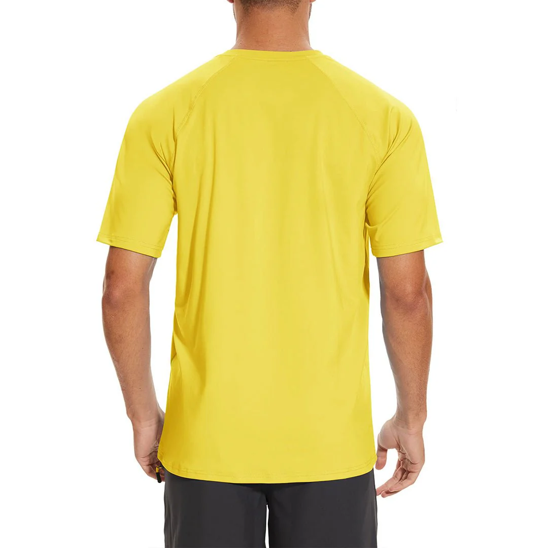 Men's UPF 80+ Breathable Quick-Dry Outdoor Swim T-Shirt