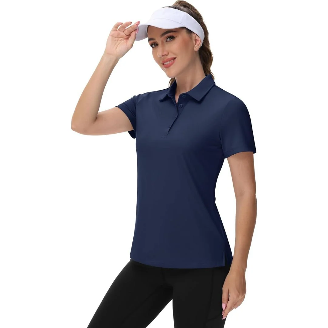 Women's UPF 50+ Sun Protection Golf Quick-Dry Polo Shirts