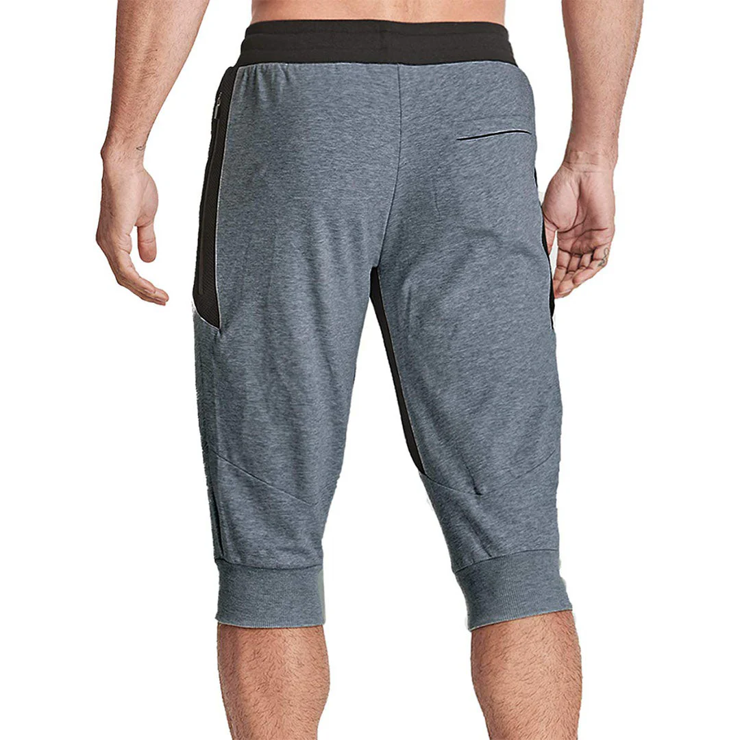 Men's 3/4 Joggers Slim Fit Capri Pants