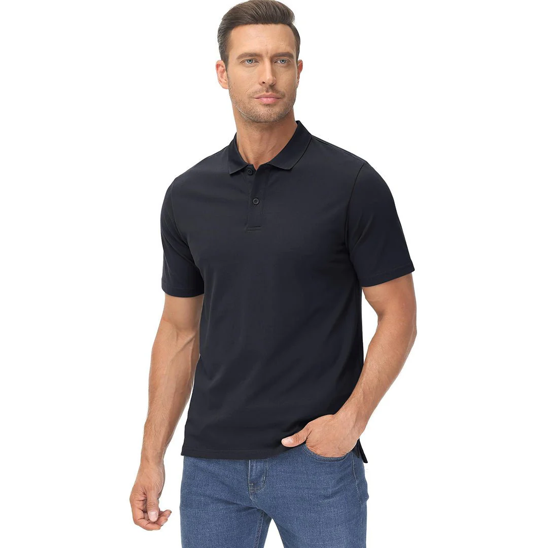 Men's Cooling Summer Casual Pique Polo T-shirts