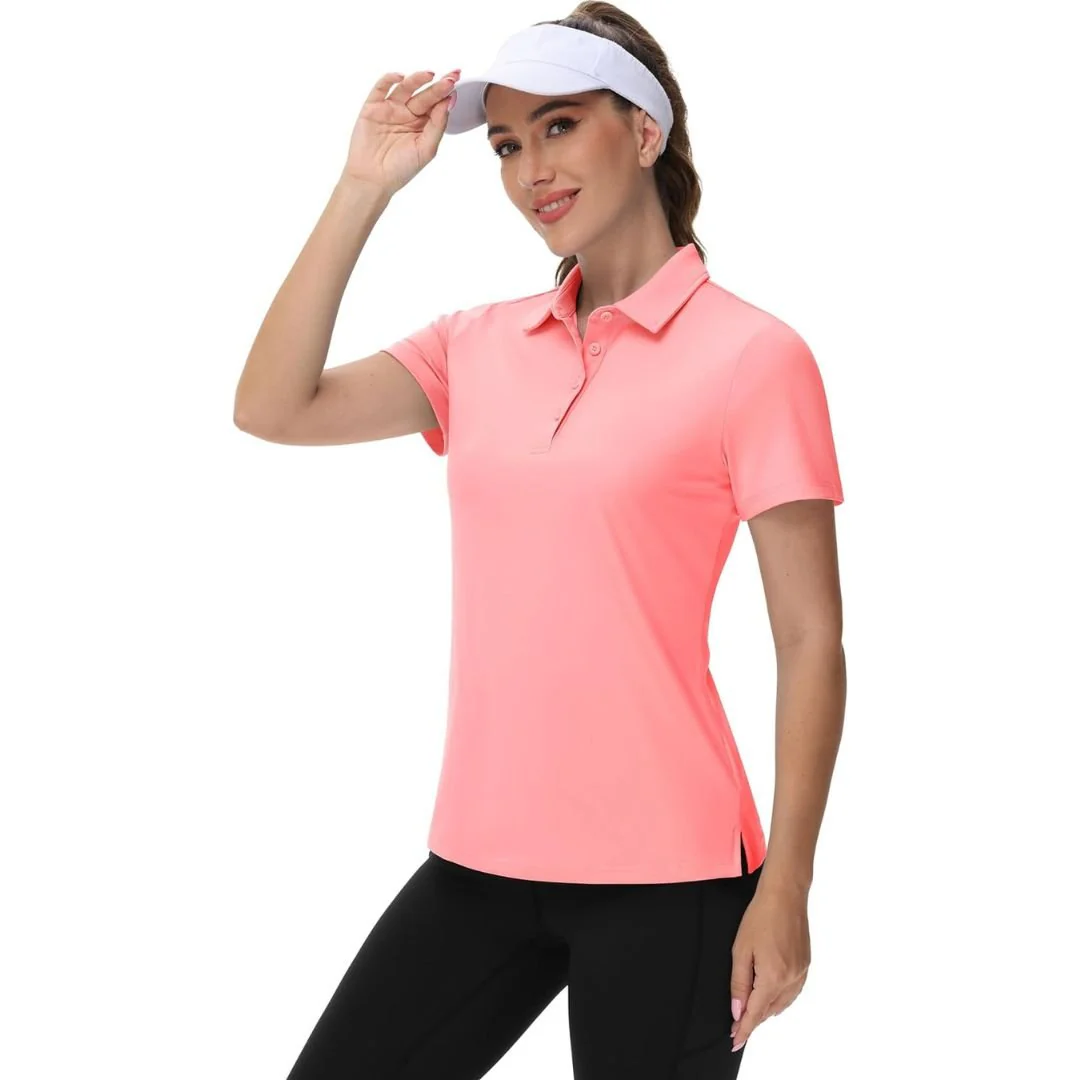 Women's UPF 50+ Sun Protection Golf Quick-Dry Polo Shirts