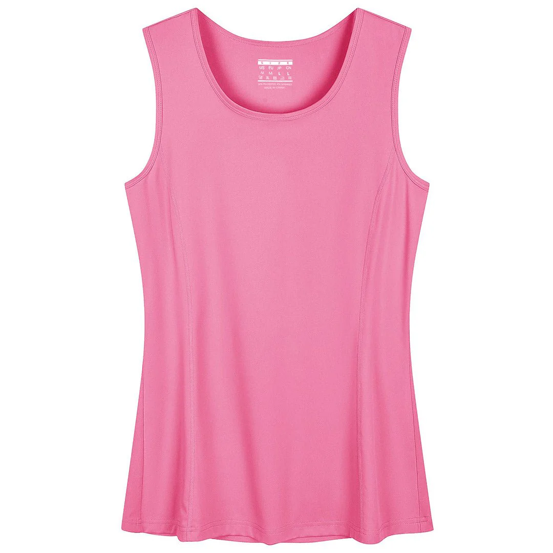Women's Quick Dry Sun Protection UPF 80+ Running Yoga Tank Tops