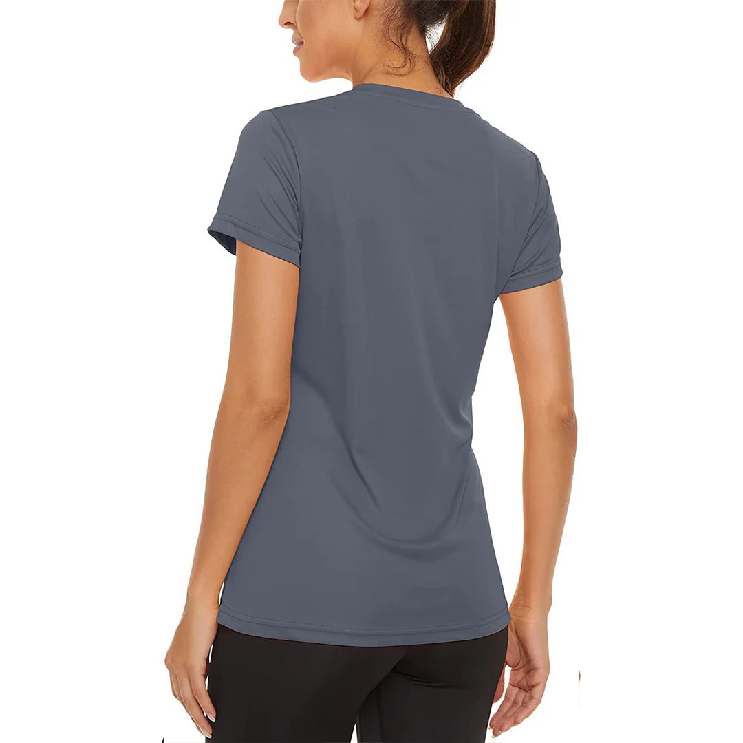 Women's Sun Protection Quick Dry Outdoor Yoga Running T-shirts