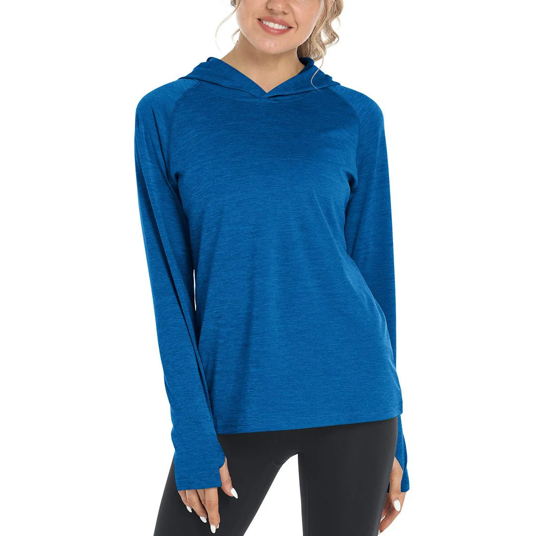 Women's Quick Dry UPF 50+ Hoodie Long Sleeve Shirts