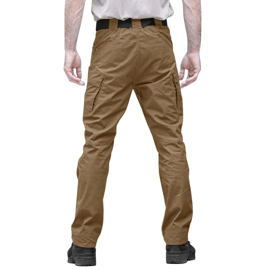 Men's Tactical Cargo Hiking Pants 9 Pockets Water Resistant