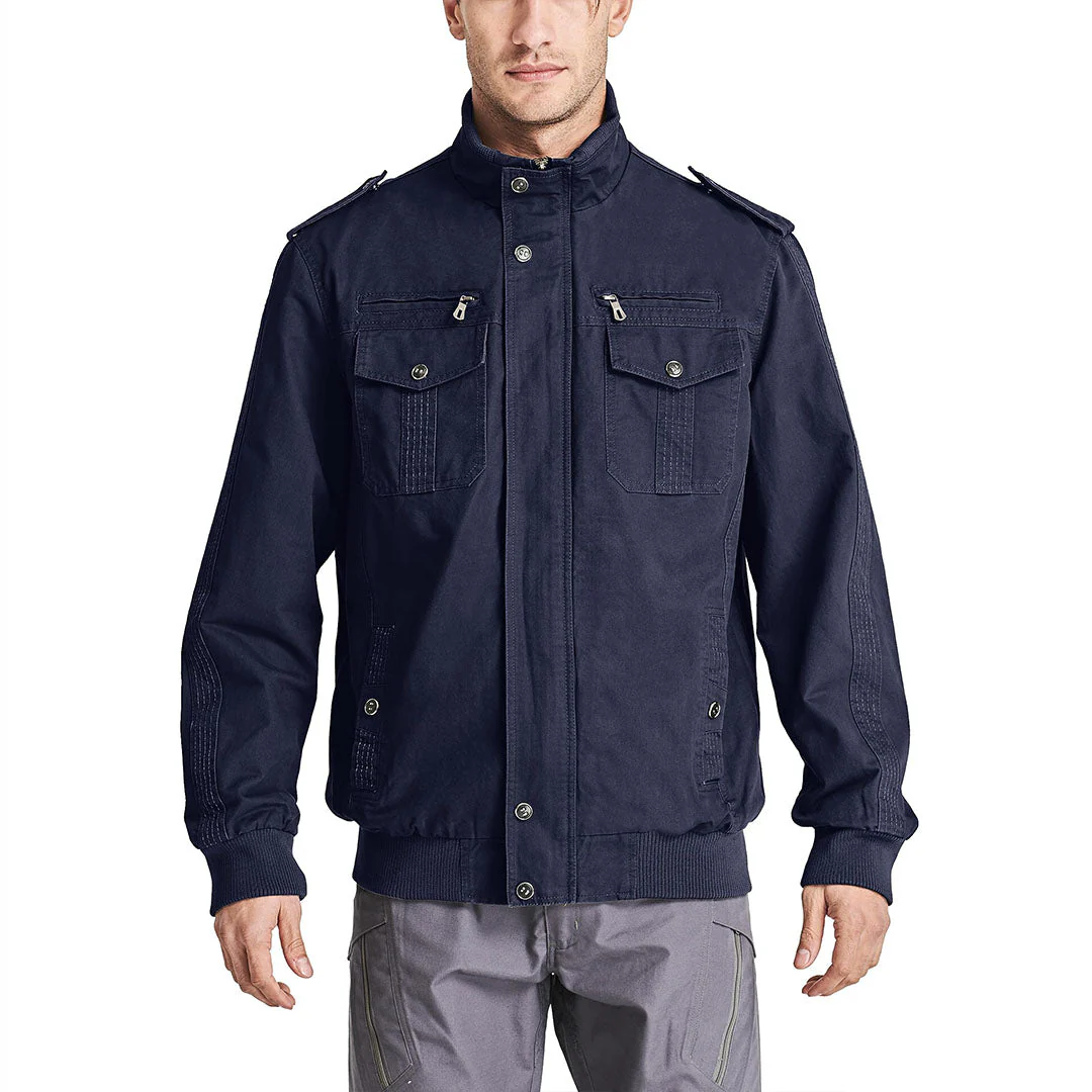 Men's Military Lightweight Cargo Army Fall Tactical Jacket Windbreaker