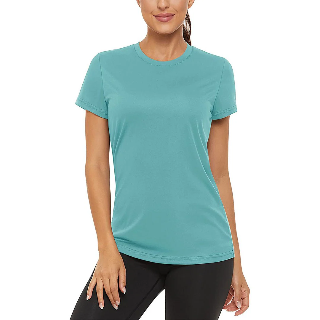 Women's Sun Protection Quick Dry Outdoor Yoga Running T-shirts