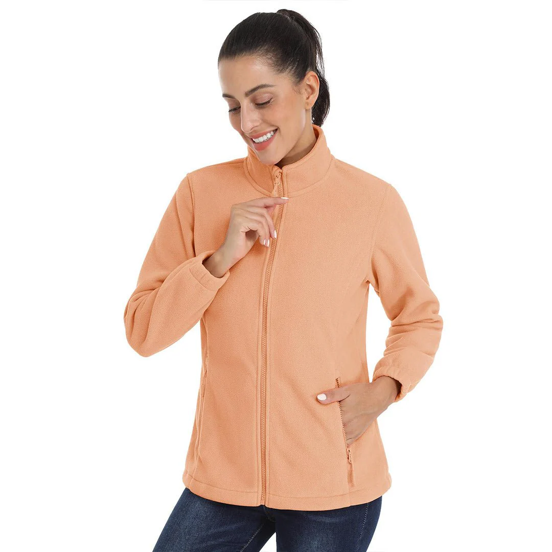 Women's Fleece Full Zip Lightweight Jacket