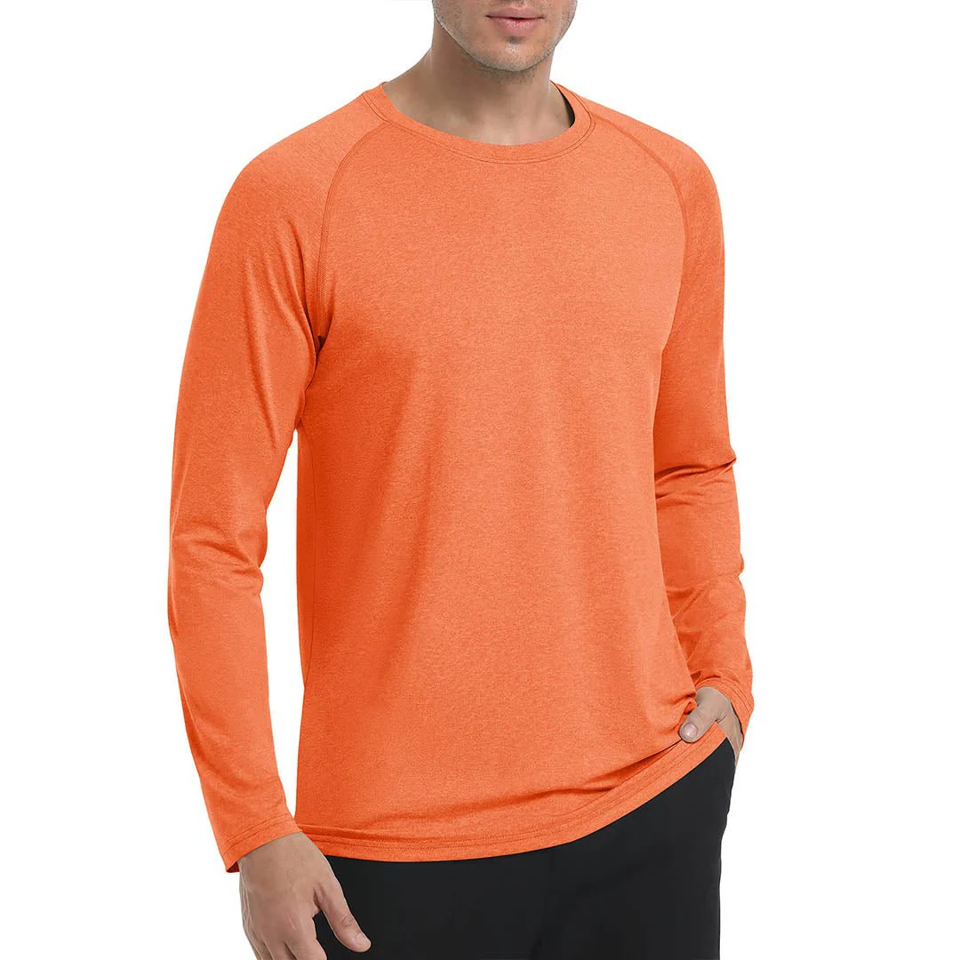 Men's UPF 50+ Fishing Swim Long Sleeve Shirts