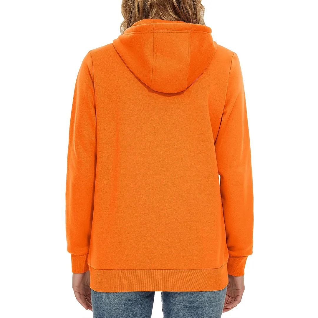 Women's Casual Lightweight  Fleece Hoodies Sportswear Jacket